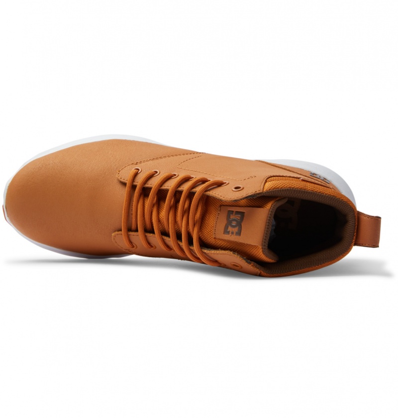 Wheat / Turkish Coffee DC Shoes Mason 2 - Water Resistant Leather Shoes | 793BJRHPA