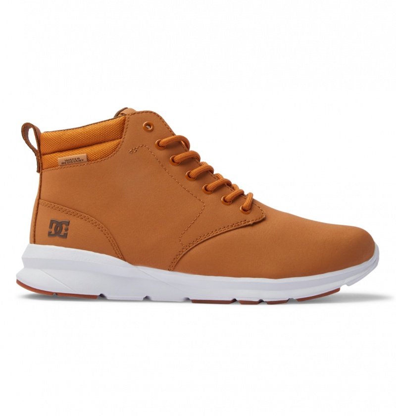 Wheat / Turkish Coffee DC Shoes Mason 2 - Water Resistant Leather Shoes | 793BJRHPA