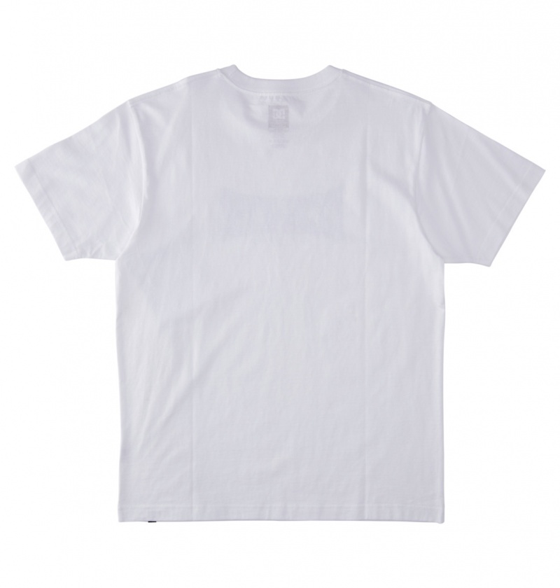 White DC Shoes Astro - T-Shirt | 827ZYCSIX