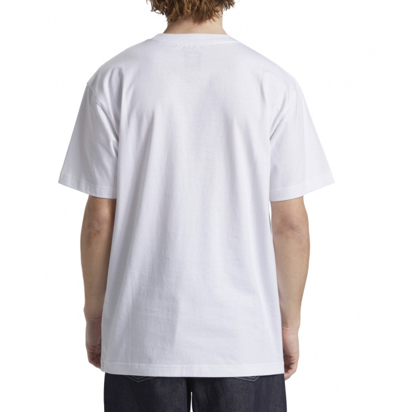 White DC Shoes Astro - T-Shirt | 827ZYCSIX