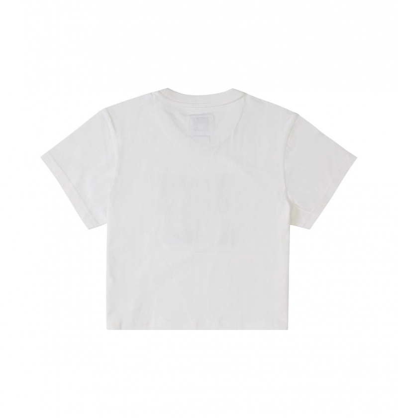 White DC Shoes DC Star - Cropped T-Shirt | 036URSCDW