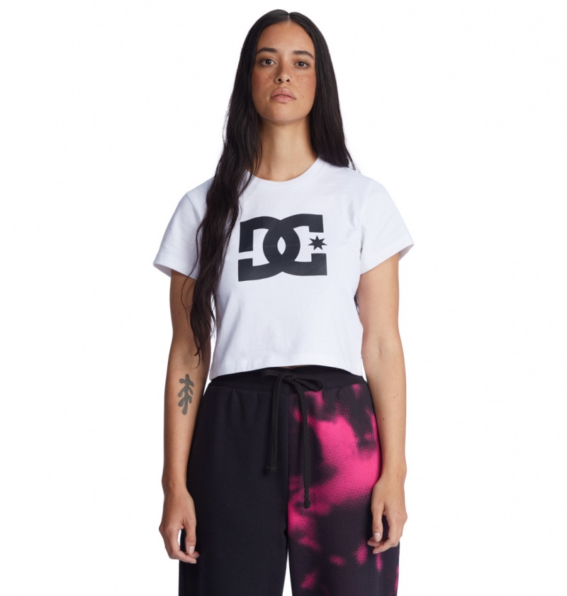 White DC Shoes DC Star - Cropped T-Shirt | 036URSCDW