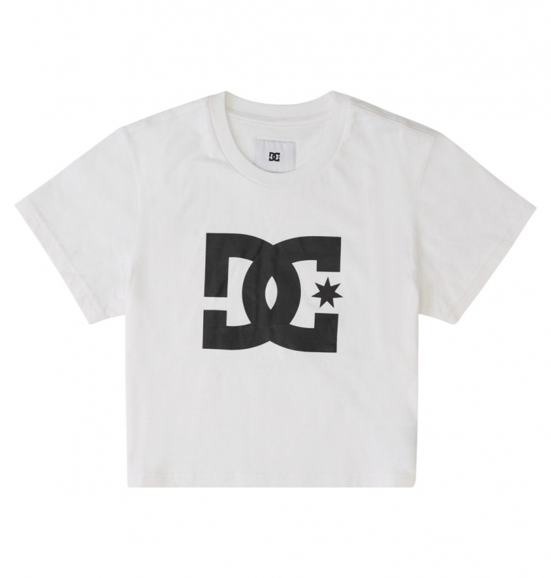 White DC Shoes DC Star - Cropped T-Shirt | 036URSCDW