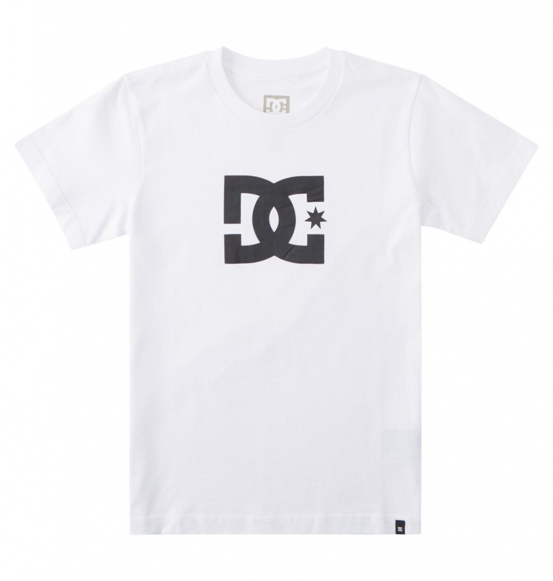 White DC Shoes DC Star - Short Sleeve T-Shirt 8-16 | 973VLFWPK