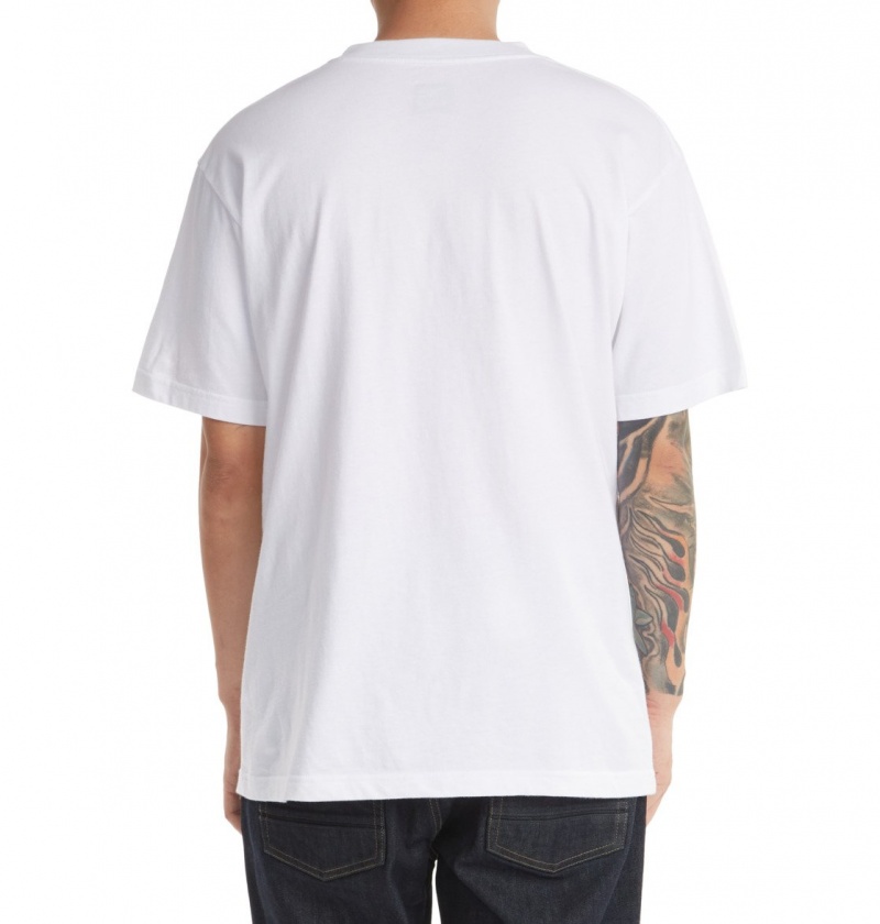 White DC Shoes DC Star - T-Shirt | 279UDZIVK