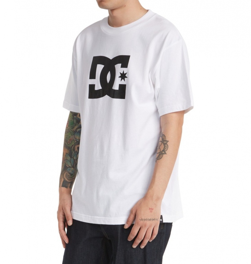 White DC Shoes DC Star - T-Shirt | 279UDZIVK