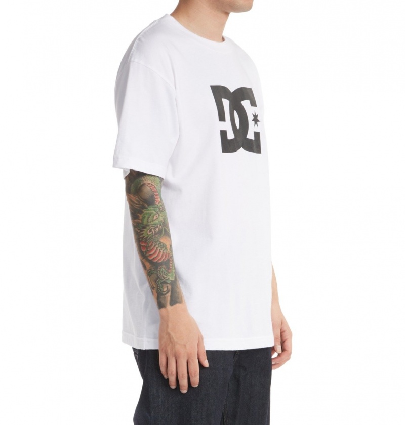 White DC Shoes DC Star - T-Shirt | 279UDZIVK