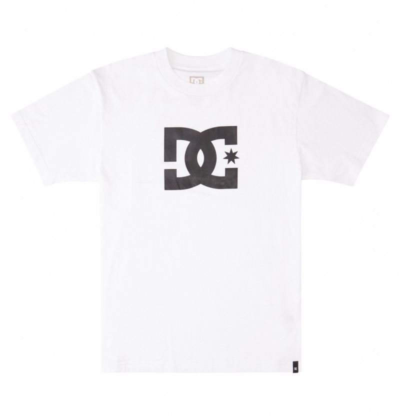 White DC Shoes DC Star - T-Shirt | 279UDZIVK