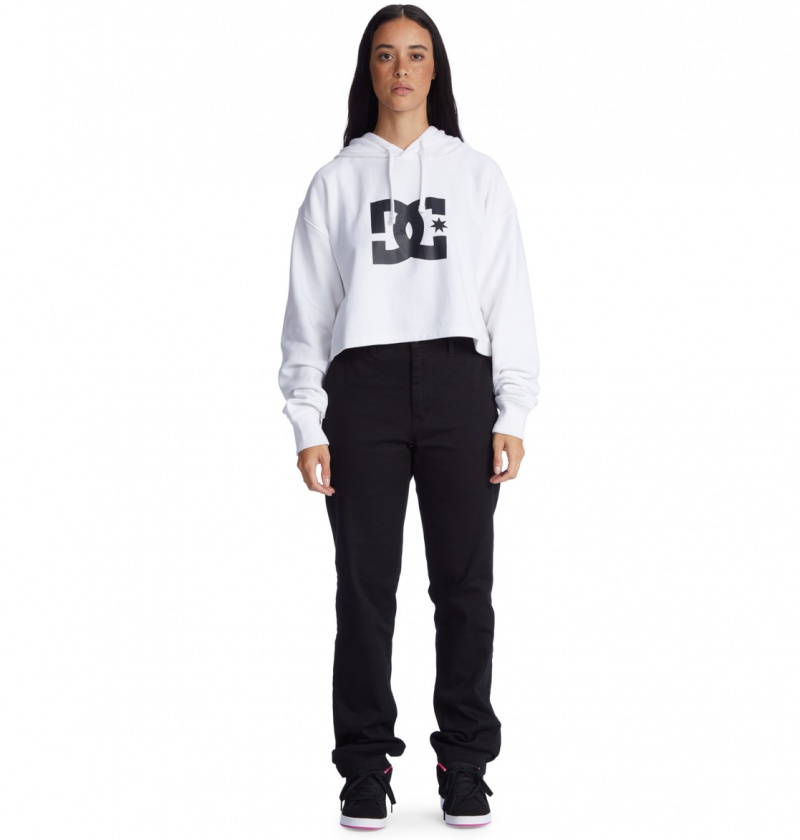 White DC Shoes DC - Hoodie | 682NGBLRU