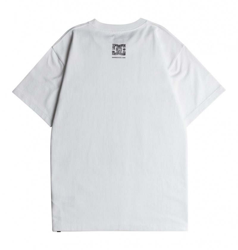 White DC Shoes DCrave - T-Shirt | 382YMGWRJ