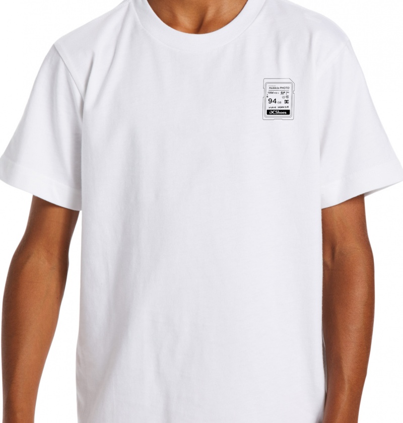 White DC Shoes Heikkila Sw 360 Flip - T-Shirt 10-16 | 165WKPRQS