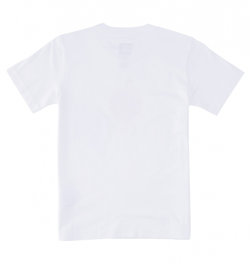 White DC Shoes Its All Good - T-Shirt 10-16 | 054YKCPXA