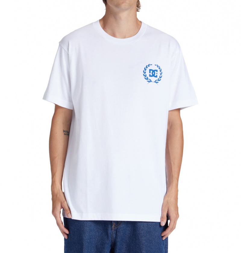 White DC Shoes Lifes Changing - T-Shirt | 247YVXHEN