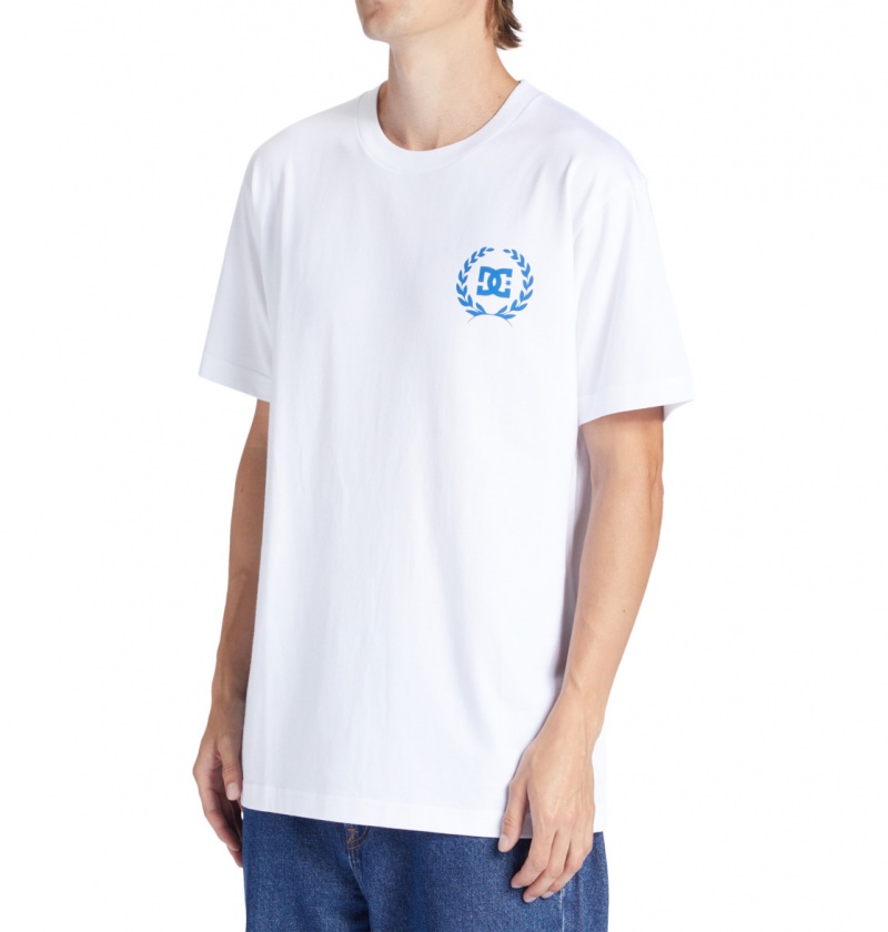 White DC Shoes Lifes Changing - T-Shirt | 247YVXHEN