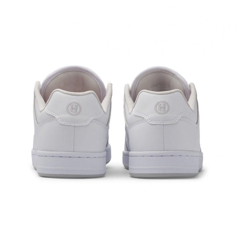 White DC Shoes Manteca 4 Rave - Leather Shoes | 157CRBUNM