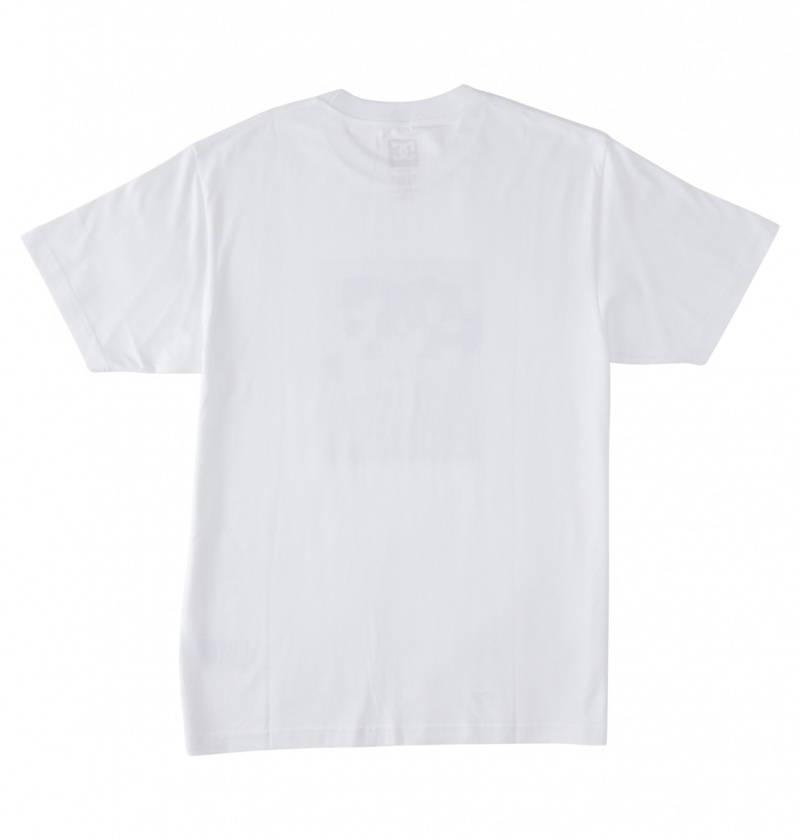 White DC Shoes Notice - T-Shirt | 906SCPTVF