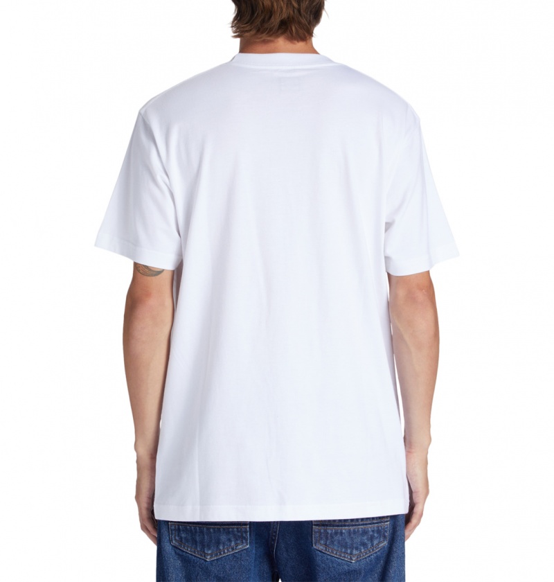 White DC Shoes Notice - T-Shirt | 906SCPTVF