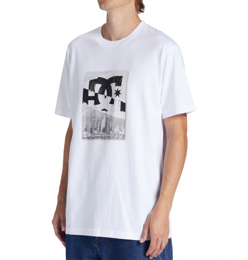 White DC Shoes Notice - T-Shirt | 906SCPTVF