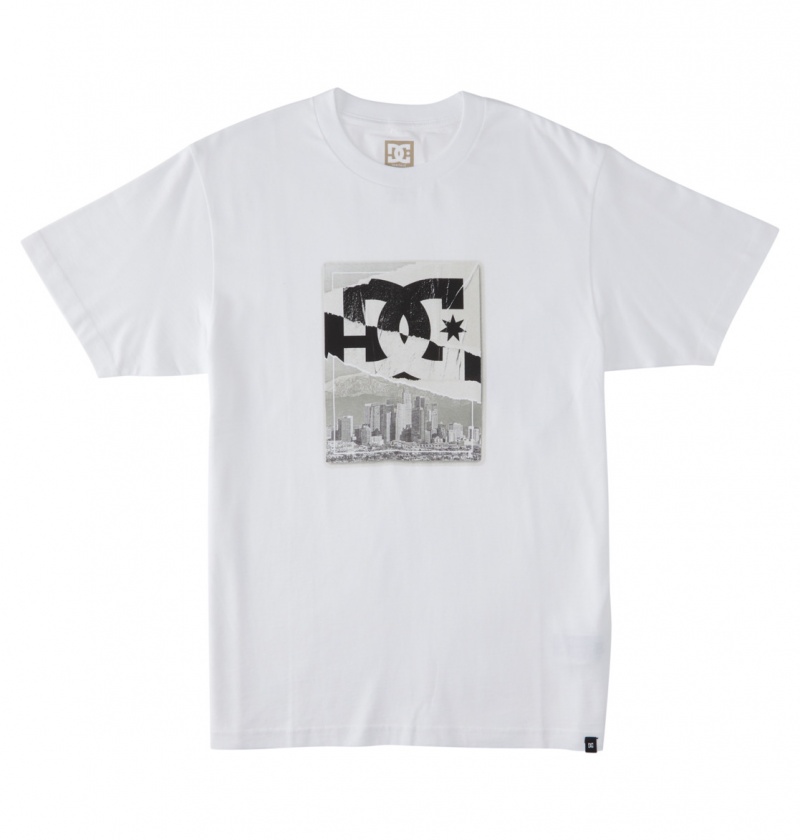 White DC Shoes Notice - T-Shirt | 906SCPTVF