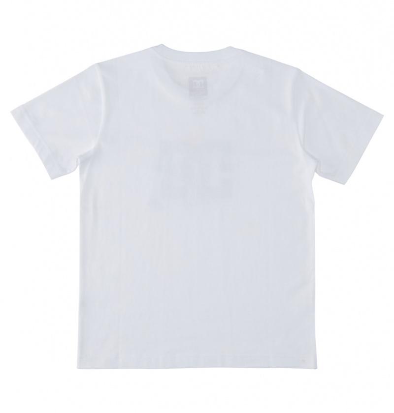 White DC Shoes Scribble - T-Shirt 8-16 | 769JWVNUT