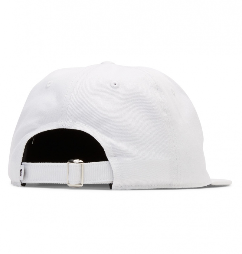 White DC Shoes Shanahan - Strapback Cap | 168WYXMZP