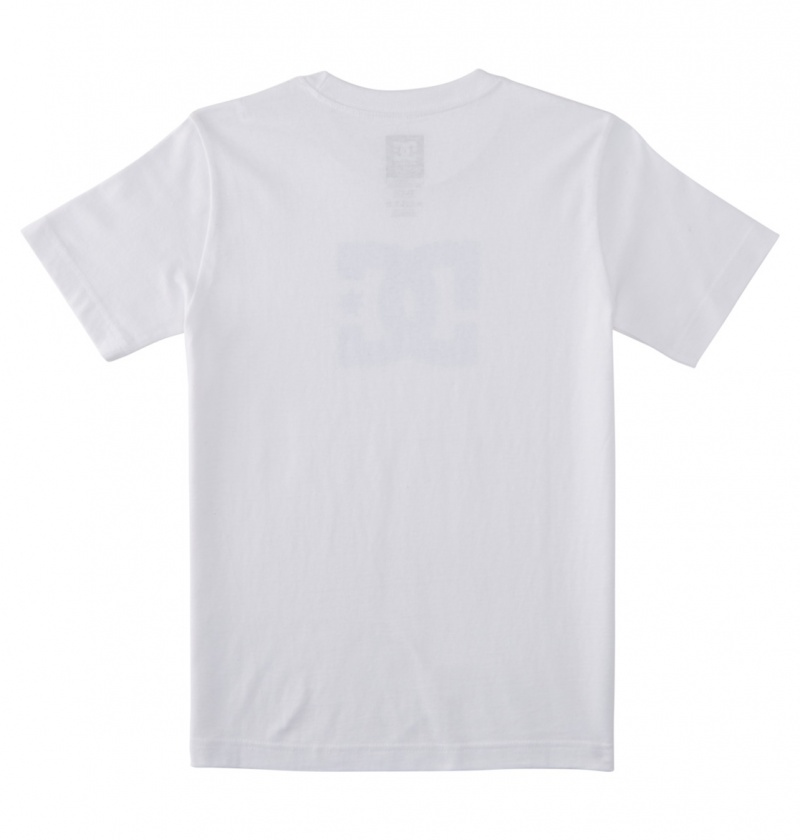 White / Abstract Camo DC Shoes DC Star - T-Shirt 8-16 | 401NGEDOQ