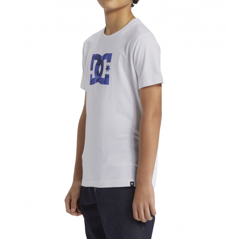 White / Abstract Camo DC Shoes DC Star - T-Shirt 8-16 | 401NGEDOQ