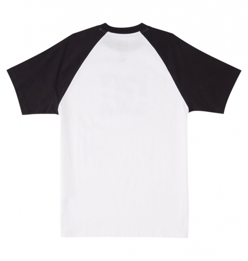 White / Black DC Shoes DC Star - T-Shirt | 873FBARZO