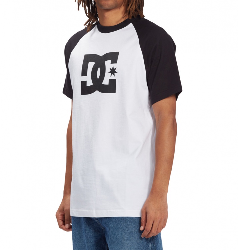 White / Black DC Shoes DC Star - T-Shirt | 873FBARZO