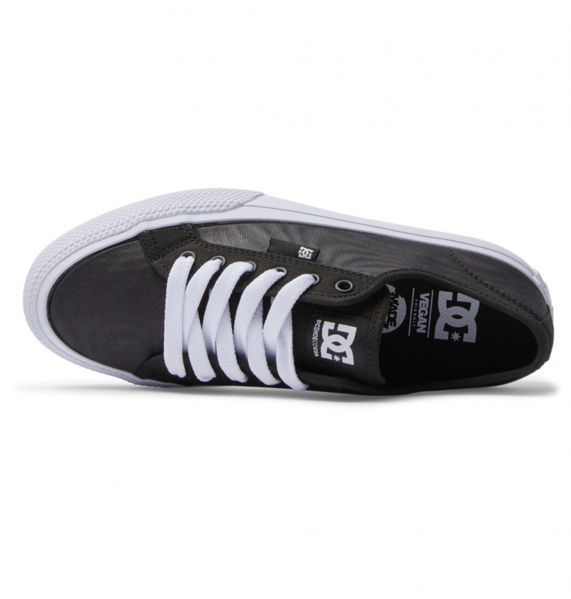 White / Black / White Print DC Shoes Manual Tx Se - Shoes | 480KPLFQA