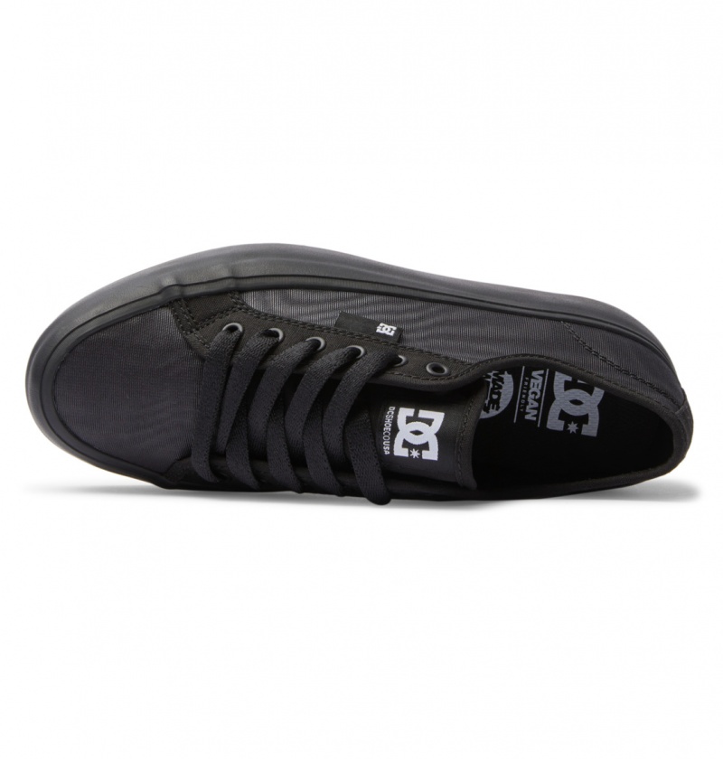 White / Black / White Print DC Shoes Manual Platform - Shoes | 304ORILZN