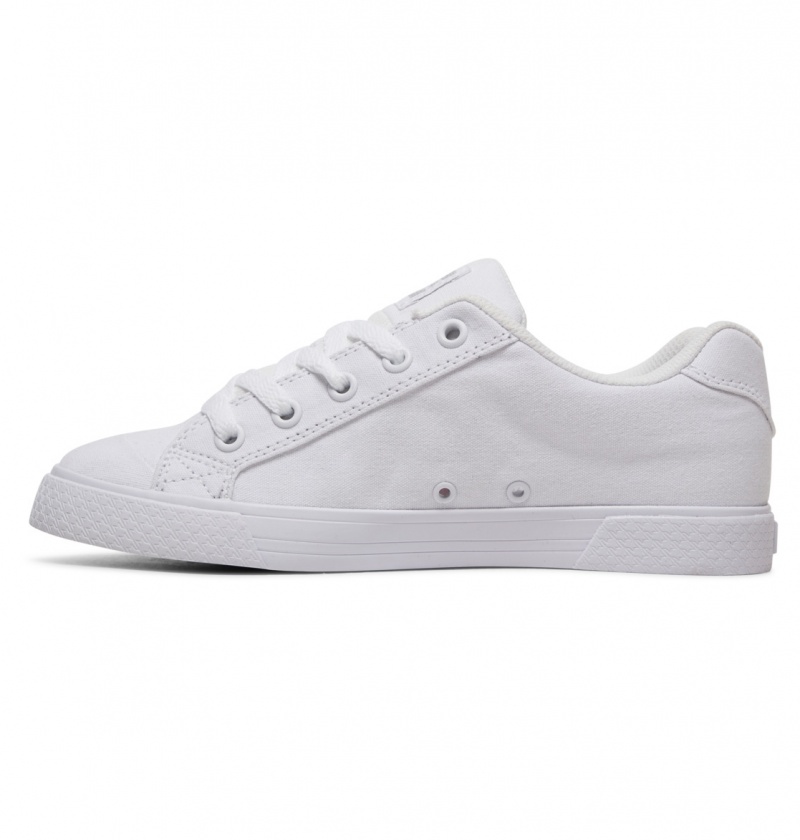 White / Silver DC Shoes Chelsea Tx - Shoes | 382SJYCHU