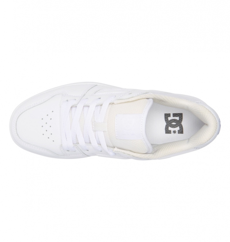 White / White DC Shoes Manteca 4 Platform - Flatform Shoes | 158TCFOGX