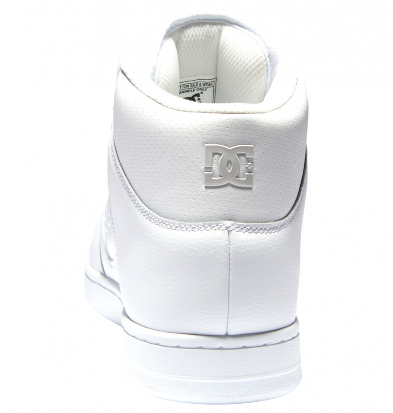 White / White / Battleship DC Shoes Manteca 4 Hi - High-Top Shoes | 012CVPZQL